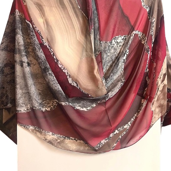 Brand New Soft Crepe Scarf/Shawl/Hijab in Classy Marble Designs ✨ - Picture 4 of 12